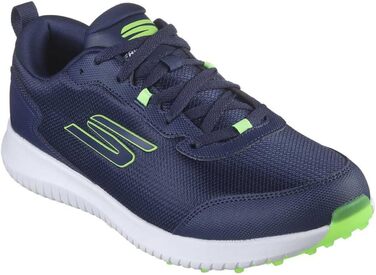 Чоловічі гольф-туфлі Skechers Max Fairway 4 без шипів, 42.5 EU, темно-синій/лаймовий