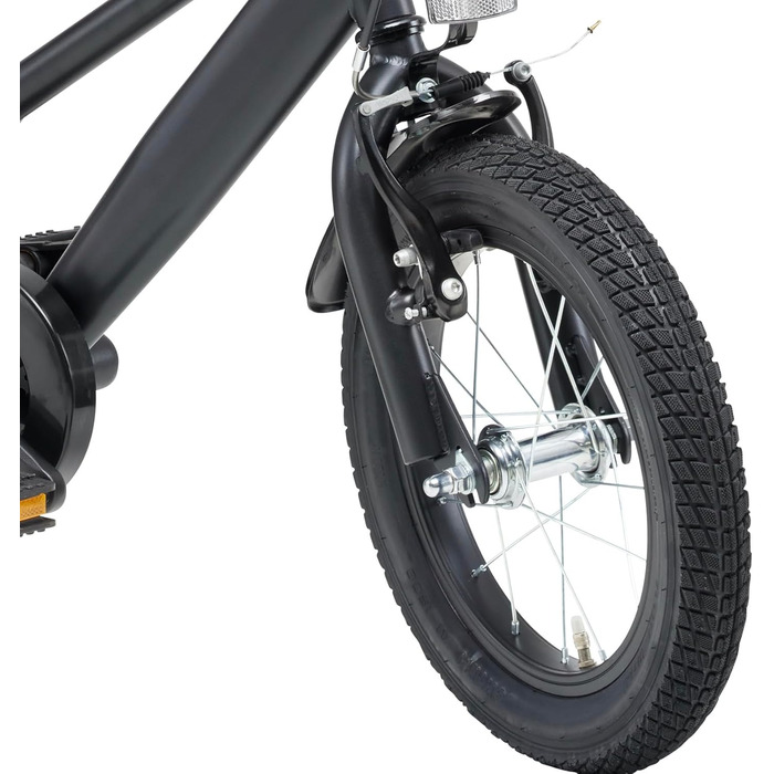 Дитяче велосипед Bachtenkirch 12 дюймів, матовий чорний, для хлопчиків від 3 років