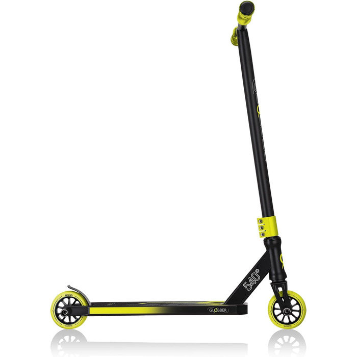 Трюковий самокат Globber GS 540, чорний/жовтий, для дітей від 8 років