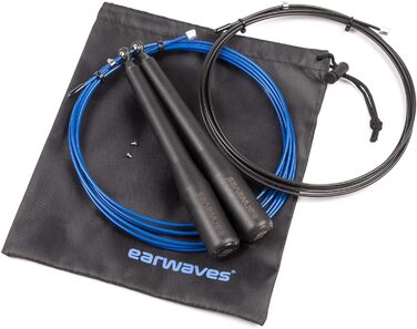 Скакалка Earwaves Dash – швидкісна зі смолою, самоналаштуванням і всенапрямними підшипниками