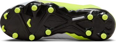 Дитячі футбольні бутси Nike Phantom Luna 2 Academy Mg для дітей та підлітків, 38 EU, металевий срібло, чорний, Volt