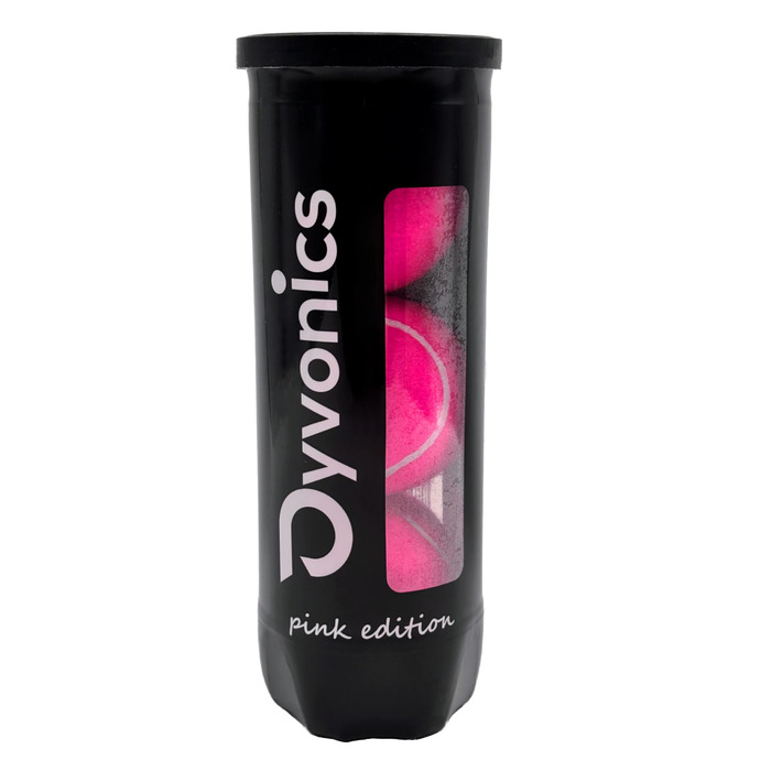 М'ячі для падел Dyvonics N1, рожеві, 3 шт. в банці