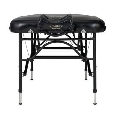 Масажний стіл Master Massage StratoMaster 76 см, чорний, 11,3 кг, NanoSkin-оббивка, з аксесуарами