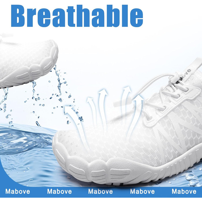 Водні черевики Mabove для жінок та чоловіків: купальні, пляжні, для плавання, серфінгу. Зелені, розмір 40 EU.