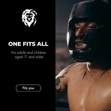 Захисна капа FIGHTR® Premium - ідеальна вентиляція та легке підлаштування | Захист зубів для боксу, MMA, муай-тай, хокею та єдиноборств | В комплекті: коробка для гігієни (1 комплект) білий/чорний