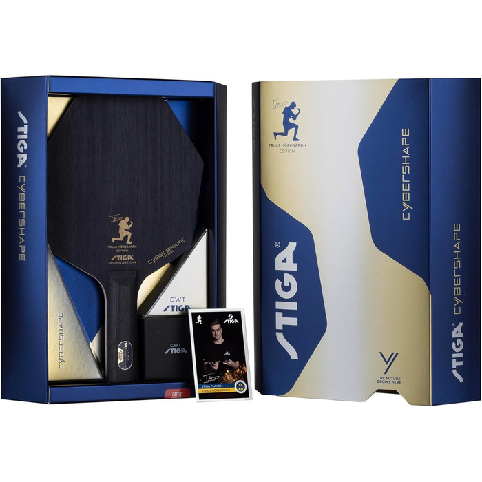 Основа для настільного тенісу STIGA Cybershape Carbon CWT Truls Edition Master, конкавна ручка