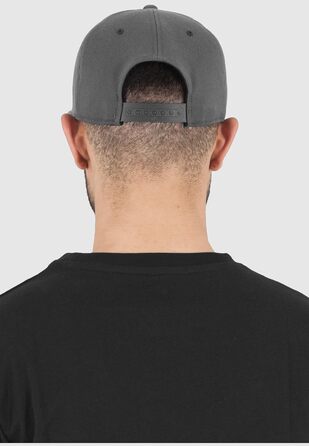 Кепка-снэпбек Flexfit для дорослих, регульований розмір, темно-сіра