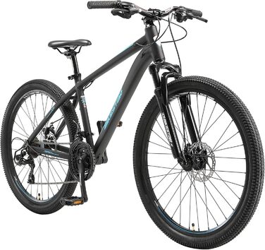 Гірський велосипед BIKESTAR Hardtail алюмінієвий, 21 швидкість Shimano, дискові гальма, 26