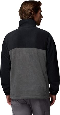 Чоловіча флісова куртка Columbia Steens Mountain Full Zip 2.0 на блискавці, чорна (Black/Grill), розмір L