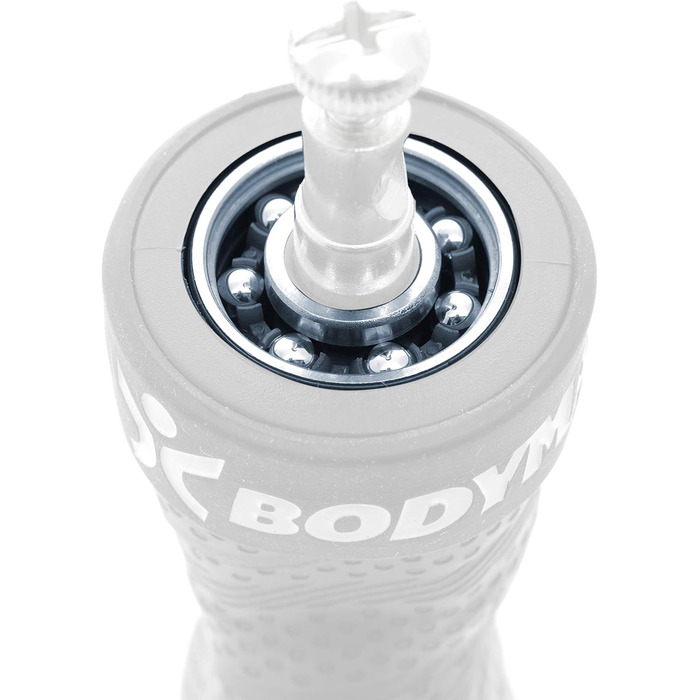 Стрибкове канат BODYMATE з антиковзними ручками, 2 знімні вантажі та регульовані сталеві канати з захистом від зносу для CrossFit, функціональних тренувань та боксу
