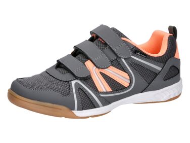 Спортивні кросівки для залу Lico Unisex Fit Indoor V, сіро-лососеві, розмір 36 EU