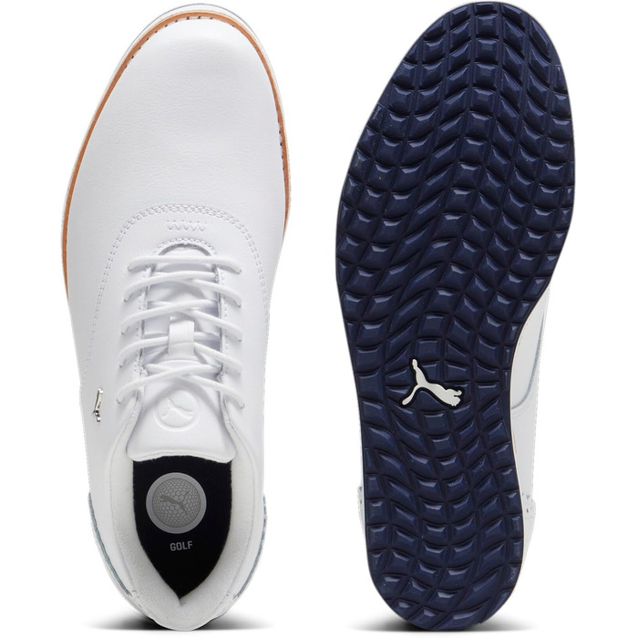 Жіноче golf-взуття PUMA Avant WMNS, 42 EU, білий, темно-синій, пісочний