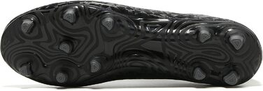 Чоловічі футбольні бутси для гри на траві, легкі, чорно-сі кольори, розмір 39/40 EU, покращений зчеплення та комфорт