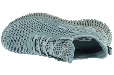 Жіночі кросівки SKECHERS BOBS Geo-New Aesthetics — Текстильні, Блакитні