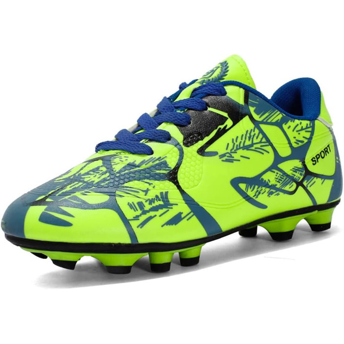 Дитячі футбольні бутси Low Top для хлопчиків, професійні, для тренувань, з шипами. Розмір 33 EU, зелені