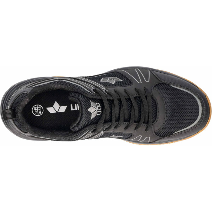 Зальні спортивні черевики Lico Clarity (44 EU, Чорний/Сірий) - Унісекс