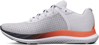 Чоловічі бігові кросівки Under Armour Charged Breeze (45 EU, білий, помаранчевий, чорний)