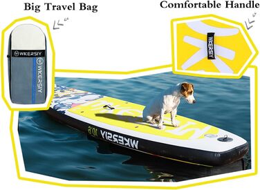 Надувна SUP-дошка Lixada 320×79×15 см, повний комплект, для всіх рівнів, весло, плавець, ремінь, насос, сумка