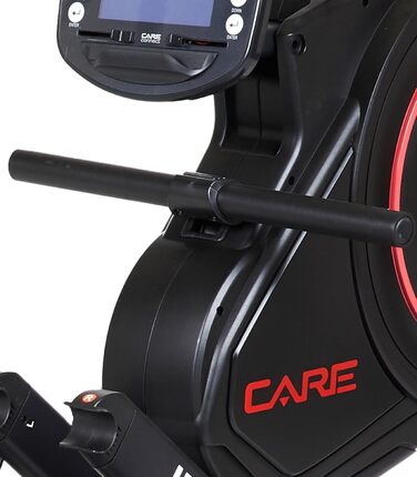 Гребний тренажер Care Fitness Jet 600-2 Care Connect, чорний, складаний