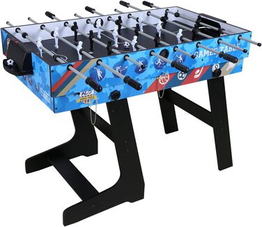 HLC 5-в-1 Багатофункціональний стіл для ігор: пінг-понг, хокей на повітрі, більярд, баскетбол, кікер