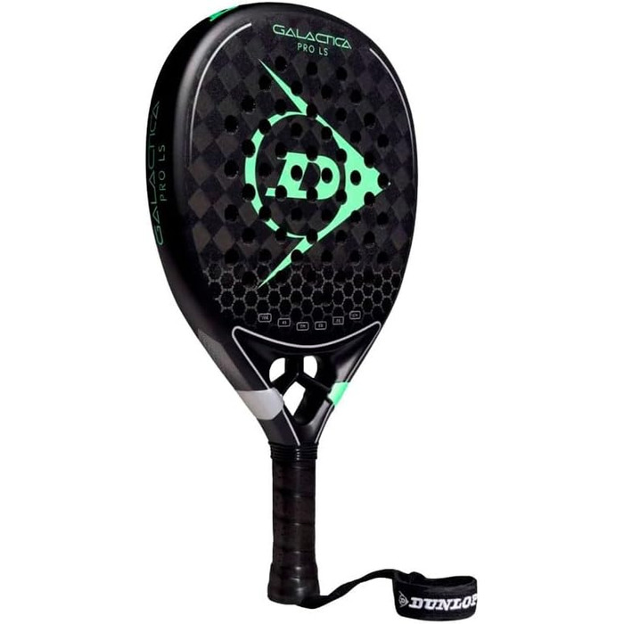 Ракетка для падел Dunlop V25, універсальний розмір, чорно-зелена