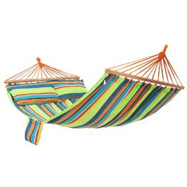 Гаммак SONGMICS для відпочинку на дворі, 210x150 см, на 2 особи, зелено-помаранчевий, TÜV Rheinland, 300 кг