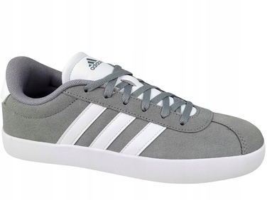 Кросівки Adidas VL Court 3.0 ID6314 шкіряні, сірі