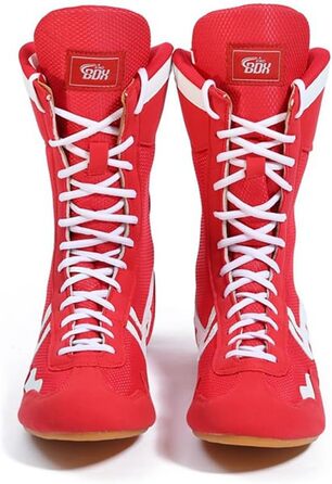 Легкі борцівські кросівки для чоловіків, жінок та дітей (44 EU, Червоний)