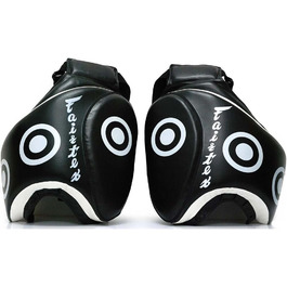 Захисні накладки на стегна Fairtex Deluxe чорні для Муай Тай, протектор для лоу-кіків