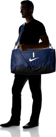 Сумка для футболу Nike Academy Team, темно-синя/чорна/біла