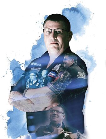 Дартс Unicorn Gary Anderson 21 г срібний для чоловіків