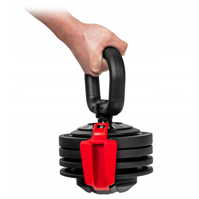 Регульовані гумовані гантелі Sapphire, 1 x 24 кг