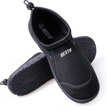 Чоботи для плавання / Водні черевики з неопрену (чоловічі та жіночі) | З шнурком | Легкі та зручні | Розміри 36-45 | Чорний, блакитний