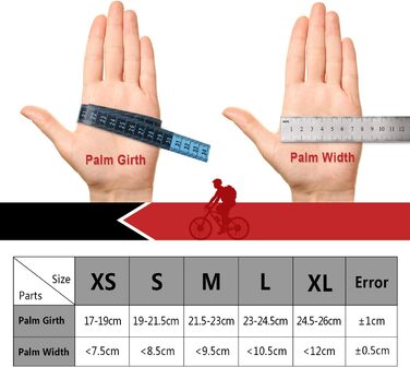 Рукавички для велосипеда 4UMOR з сенсорним екраном, спортивні, розмір M