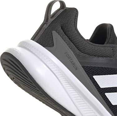 Дитячі кросівки Adidas Fortarun 4.0 для дітей, розмір 36 2/3 EU, чорний, білий, карбон