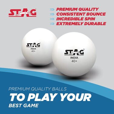 Набір для настільного тенісу Stag Professional | Дерев'яний, для початківців | ITTF Approved | Унісекс