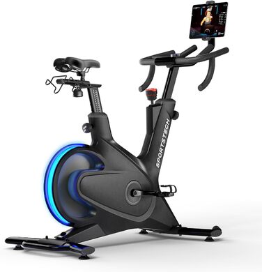 Sportstech sBike Lite: Розумний велотренажер з LED-дисплеєм та інтегрованим додатком для Full Body Workout - Німецька якість
