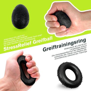 Набір для тренування зап'ястя 2 шт. (5-60 кг), тренажер для рук, Grip, FC0101, блакитний