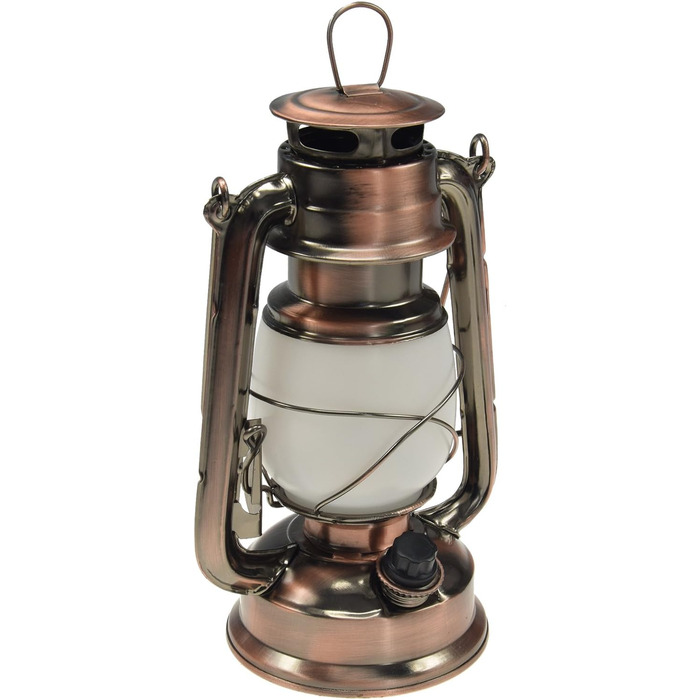 Ліхтар кемпінговий LED ChiliTec 23 см, регулювання яскравості, вінтажний дизайн, мідь