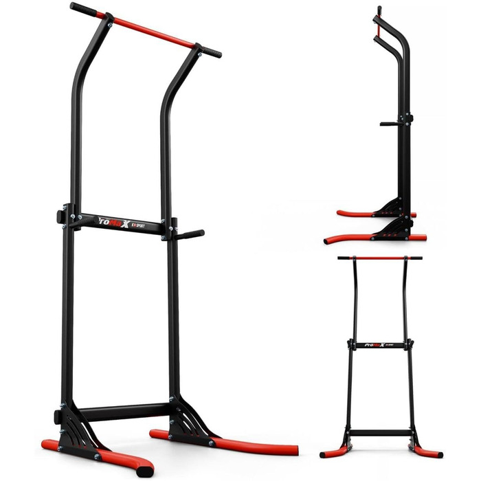 K-Sport Power Tower: турнік, силовий тренажер для дому | до 150 кг | багатофункціональний | для фітнесу та силових тренувань