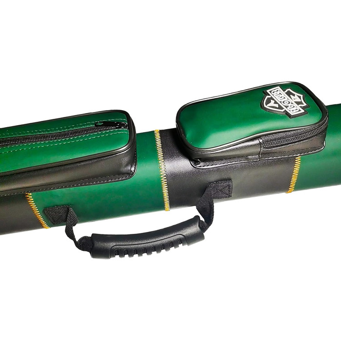 Набір з 2 валізан-коробок для більярдних київ BY sports, овальні, для перенесення, зелені (C11)