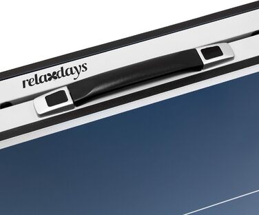 Складний настільний тенісний стіл Relaxdays Midi 71x150x67 см, синій, з сіткою, ракетками та м’ячами, портативний для дому