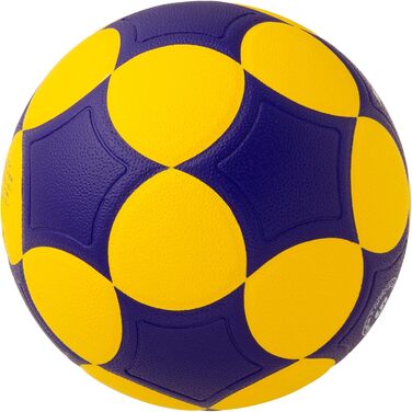 М'яч для корфболу Mikasa K5-IKF, розмір 5, жовто-синій, офіційний
