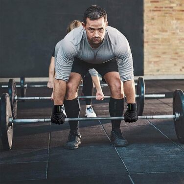 Фитнес рукавички для тренувань з підтримкою зап'ястя для жінок та чоловіків, неслизькі, дихаючі рукавички для важкої атлетики, велоспорту, тренувань, червоні, розмір L