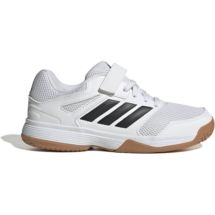 Дитячі кросівки Adidas Speedcourt Unisex для залу, білі/чорні, розмір 35 EU