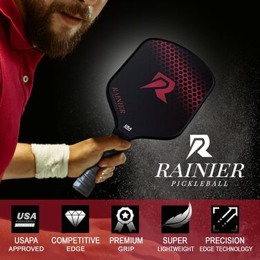 Набір для піклболу 2 шт: ракетки з фібергласу 16 мм, м'ячі, сумка, сертифіковані USAPA