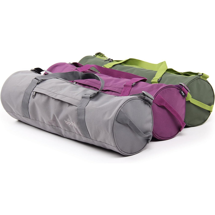 Сумка для йоги Bodhi ASANA City Bag, велика, містка, для килимка, з наплічним та ручним ременем, водостійка, колір баклажан