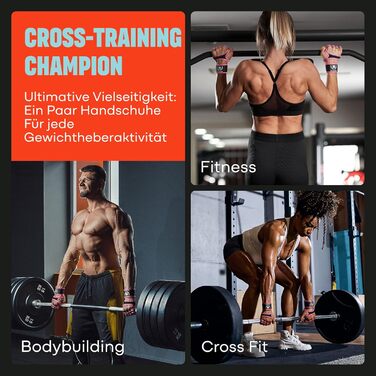 Ваги рукавички Ava з підтримкою зап'ястя – тренувальні рукавички для тренувань, підтягувань, калістеніки та фітнесу – для чоловіків та жінок (Рожеві, M)