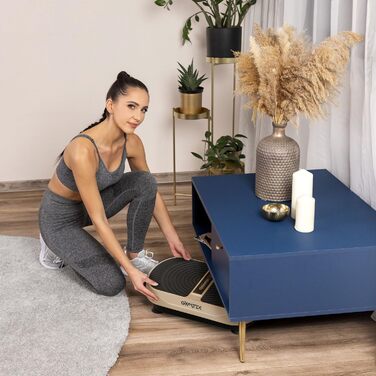 Платформа вібраційна Gymtek Gold XP300 для дому – 99 рівнів, 5 програм, Touchscreen. Для схуднення, спалювання жиру та нарощування м'язів.