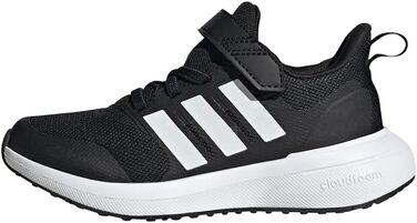 Дитячі кросівки adidas Fortarun 2.0 для бігу, розмір 38 2/3 EU, чорний/білий